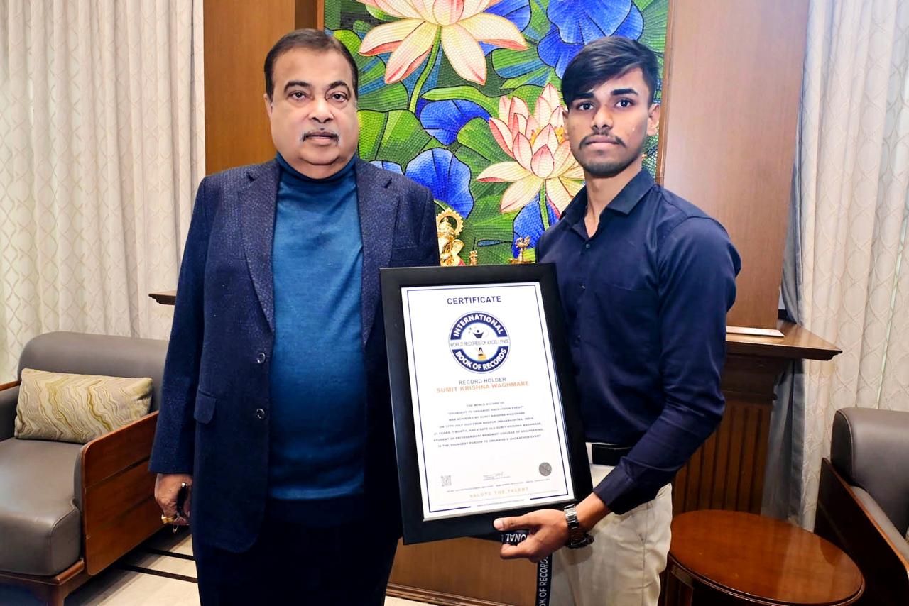 With Nitin Gadkari Sir